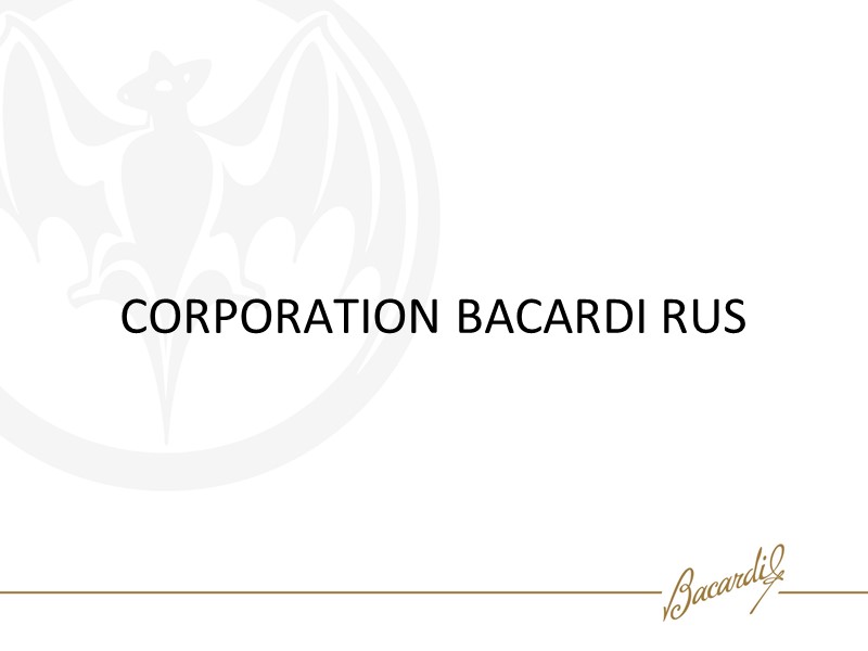 CORPORATION BACARDI RUS